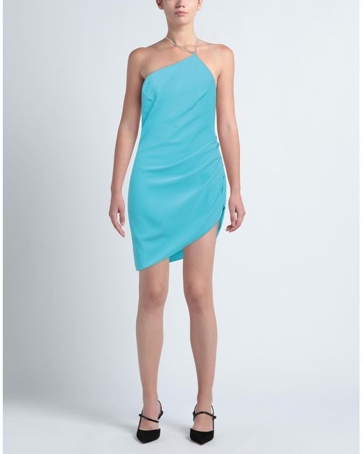 Amanda Uprichard Blue Mini Dress