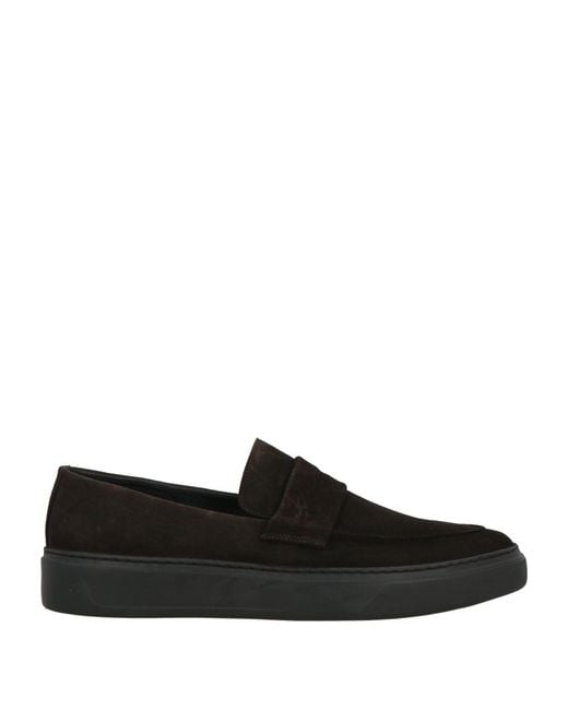 Cerruti 1881 Black Loafers Cow Leather for men