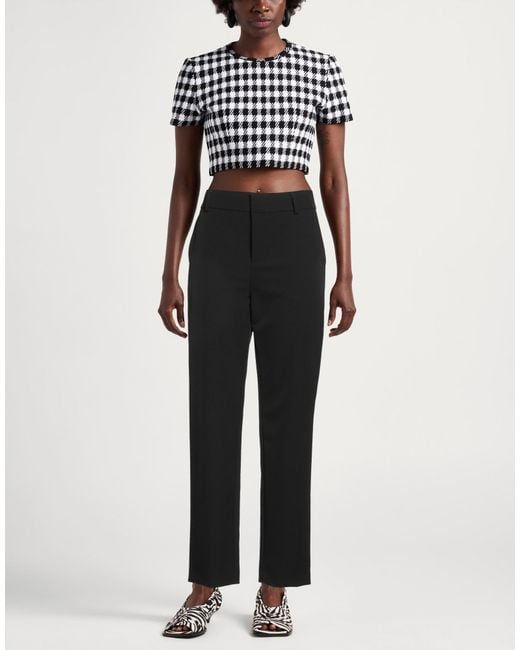 Moschino Black Pants Polyester, Elastane