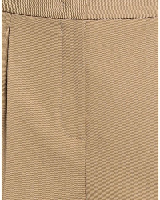 Aspesi Natural Camel Pants Viscose, Wool, Elastane