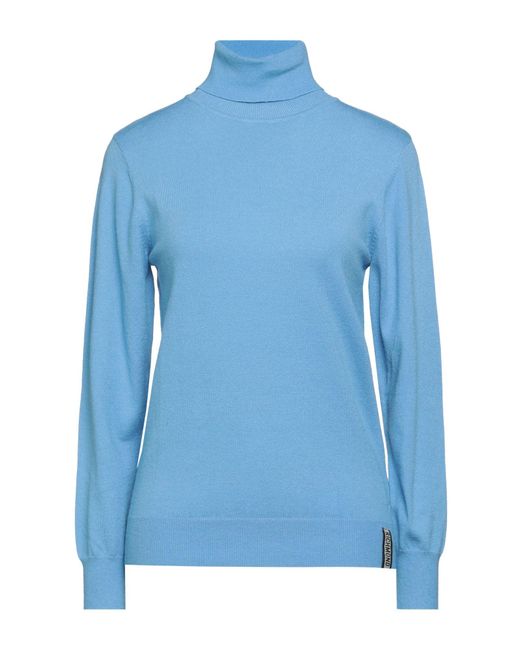 John Richmond Blue Turtleneck