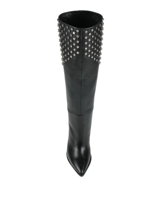 Dondup Black Boot Leather