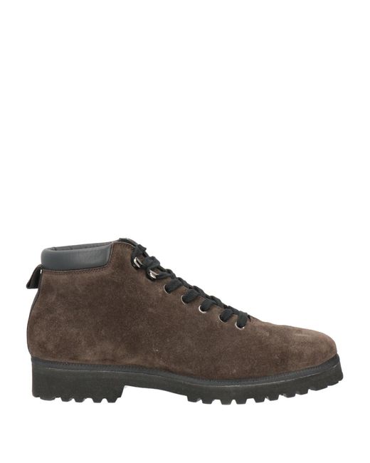 Pànchic Brown Khaki Ankle Boots Leather for men