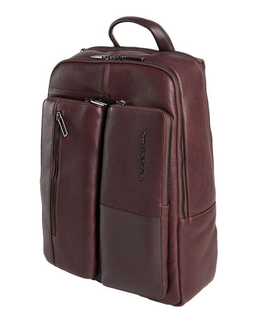 Piquadro Brown Rucksack for men