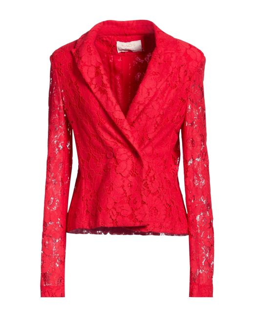 Kaos Red Blazer Cotton, Polyamide, Viscose