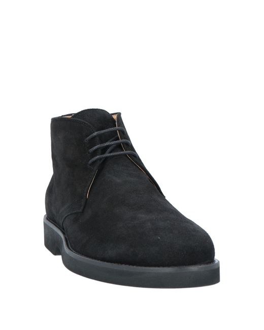 Exton Black Ankle Boots for men