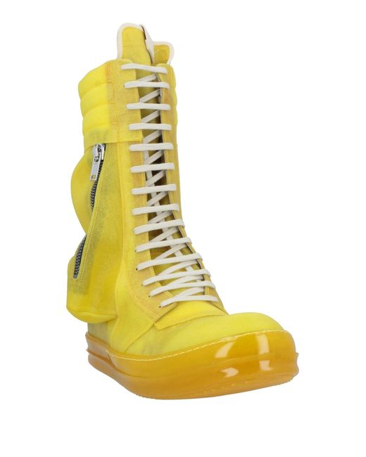 Rick Owens Yellow Boot for men