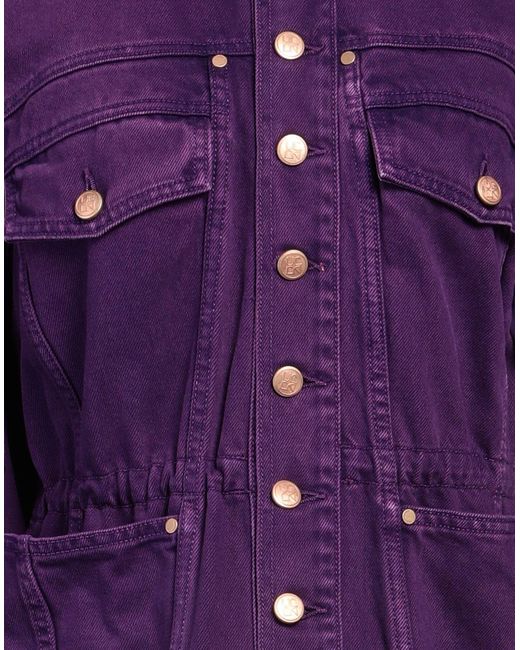 Ulla Johnson Purple Denim Outerwear