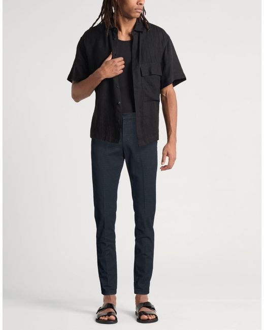 Dondup Blue Pants Cotton, Polyester, Viscose, Elastane for men