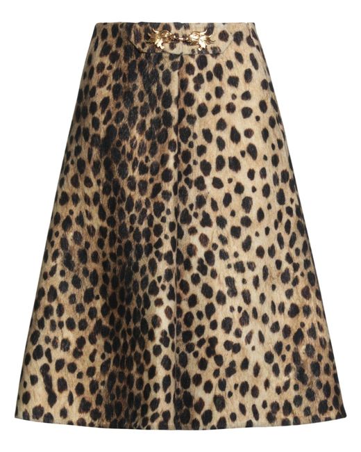 Valentino Garavani Brown Midi Skirts