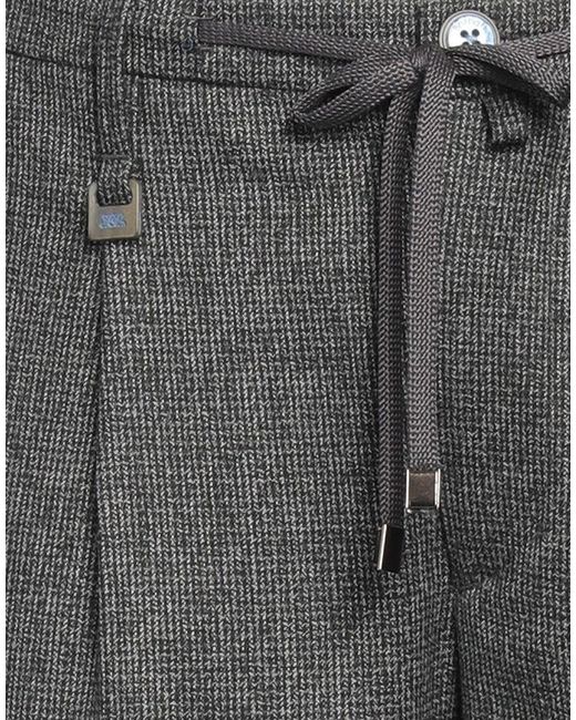 Barbati Gray Pants Polyester, Viscose, Elastane for men
