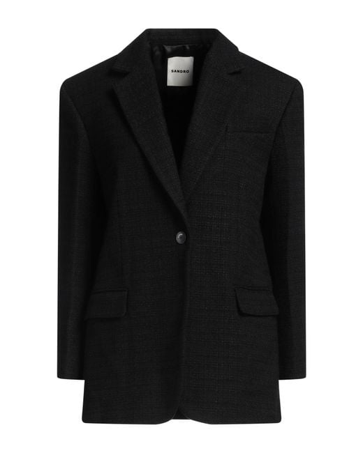Sandro Black Blazer