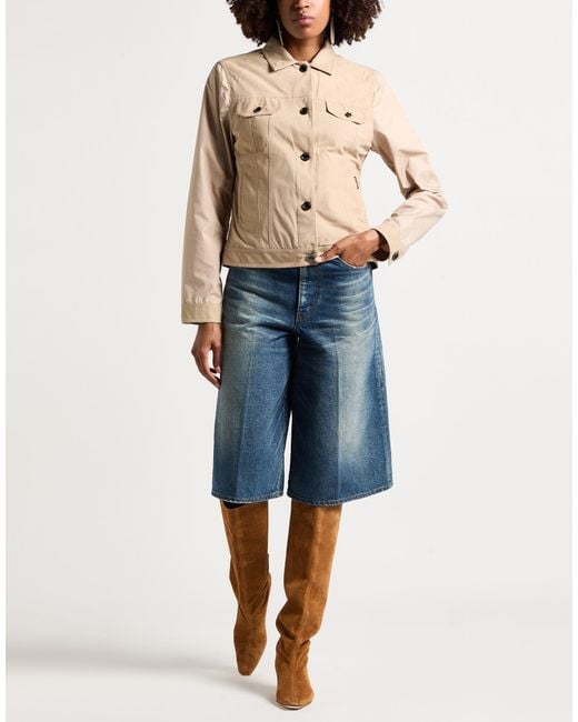 Moorer Natural Jacket Leather, Polyester