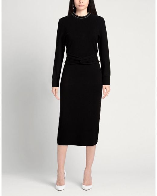 Nenette Black Midi Dress