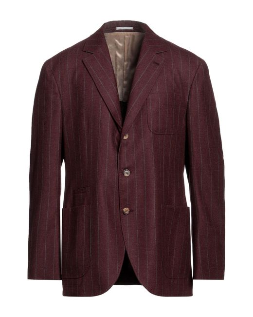 Brunello Cucinelli Purple Blazer for men