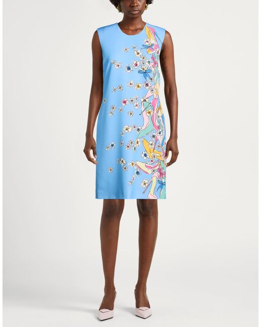Boutique Moschino Blue Mini Dress