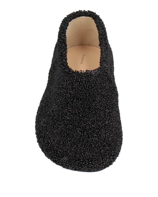 Proenza Schouler Black Ballet Flats Textile Fibers