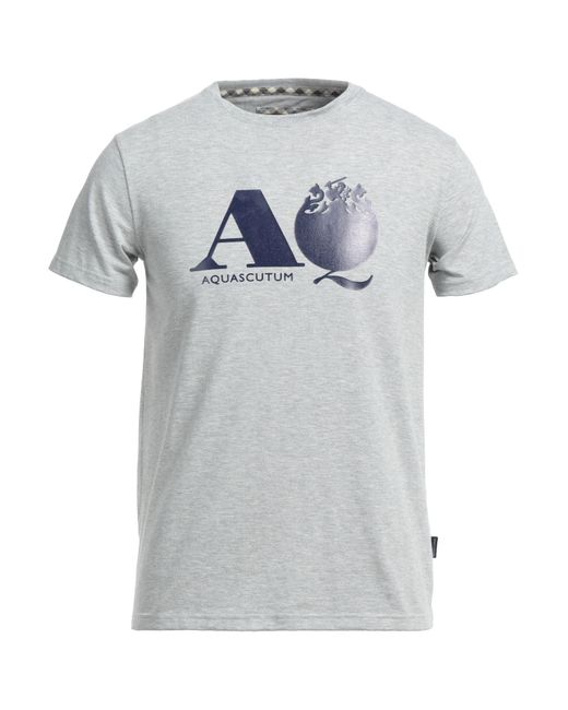 Aquascutum Gray T-shirt for men