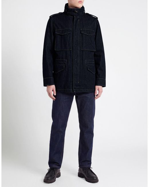 Aspesi Blue Coat Polyamide for men