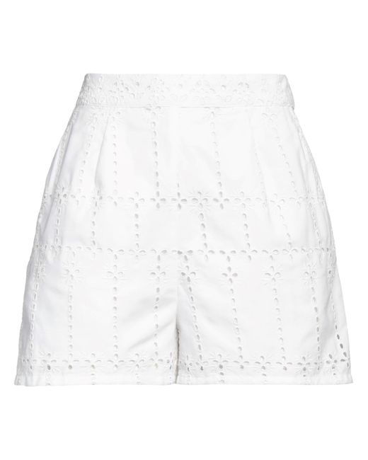 Guess White Shorts & Bermuda Shorts