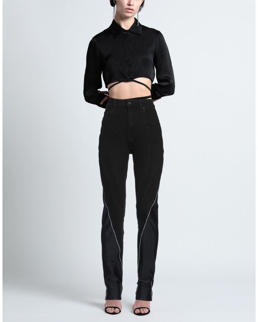 Mugler Black Jeans
