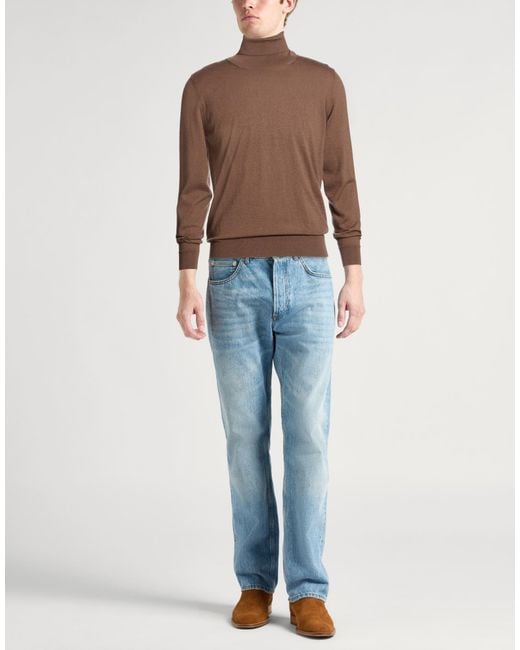 Drumohr Brown Turtleneck for men