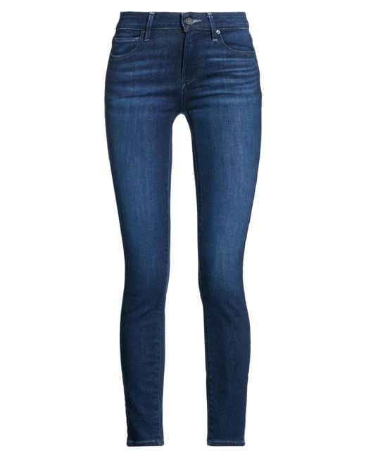 PAIGE Blue Jeans Cotton, Polyester, Elastane