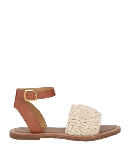 Céline Pink Ivory Sandals Leather