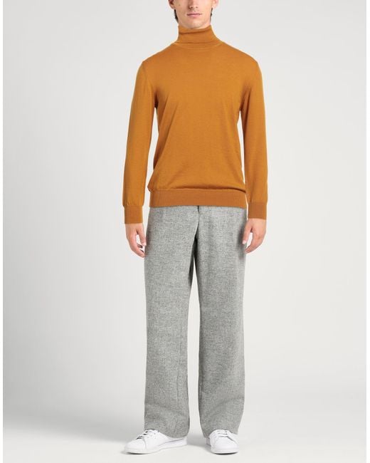 Tombolini Orange Turtleneck for men
