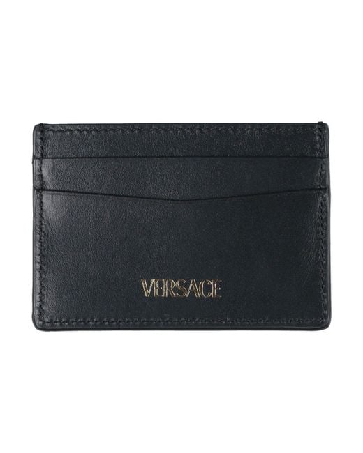 Versace Black Cardholders for men
