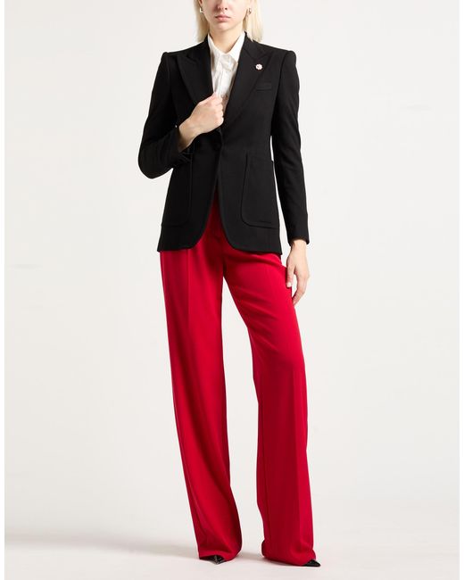 Lardini Black Blazer Viscose, Polyamide, Elastane