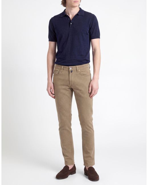 Tramarossa Natural Pants Cotton, Polyester, Elastane for men