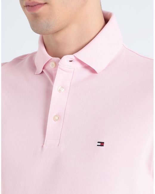Tommy Hilfiger Pink Polo Shirt for men