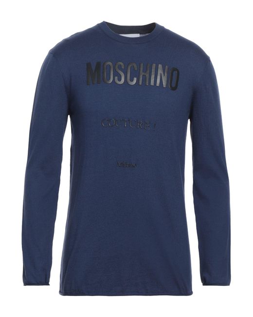 Moschino Blue Jumper for men