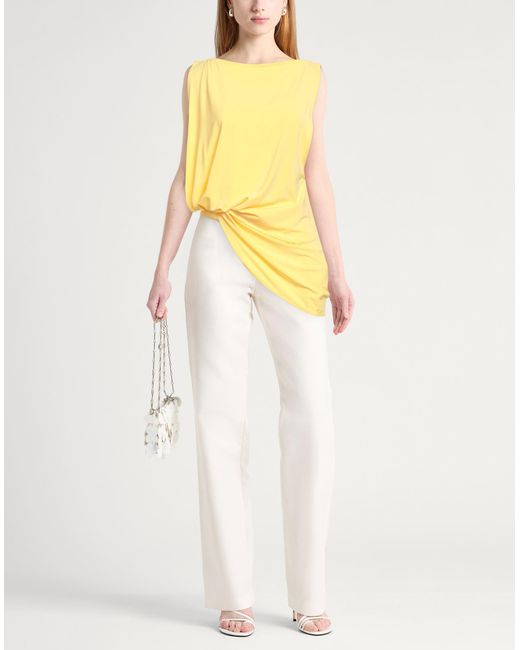 Top Jacquemus en coloris Yellow