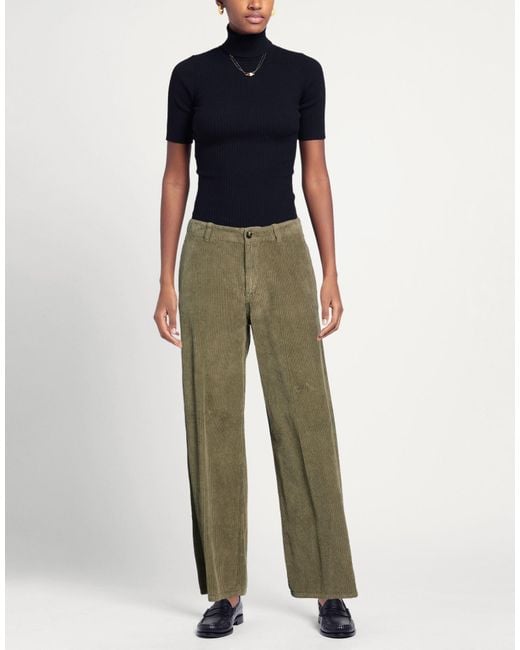 TRUE AVENUE Green Pants Cotton