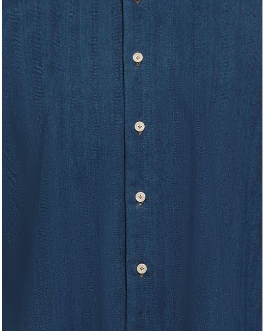 Alea Blue Shirt Polyamide, Elastane for men