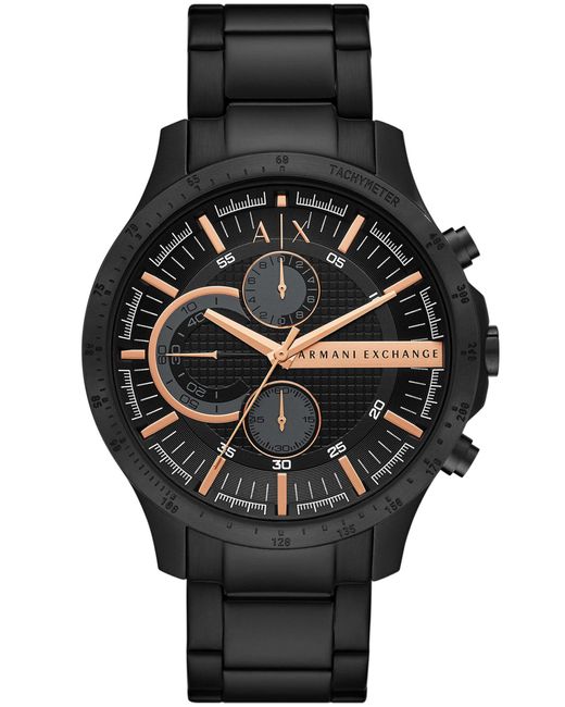 armani exchange black watches