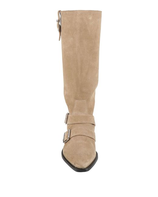 Alohas White Boot Leather