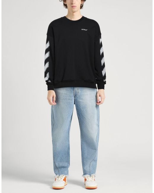 Off-White c/o Virgil Abloh Black Sweatshirt Cotton for men