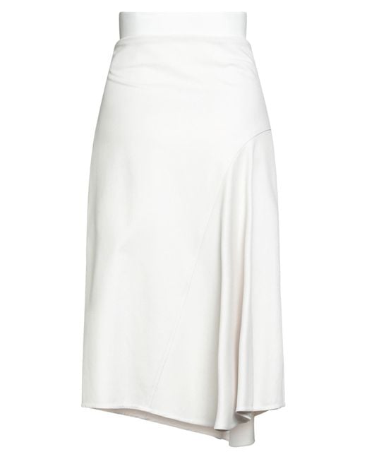 Jupe Midi Brunello Cucinelli en coloris White
