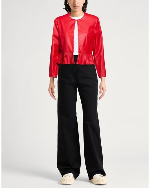 Siste's Red Jacket Polyester, Polyurethane