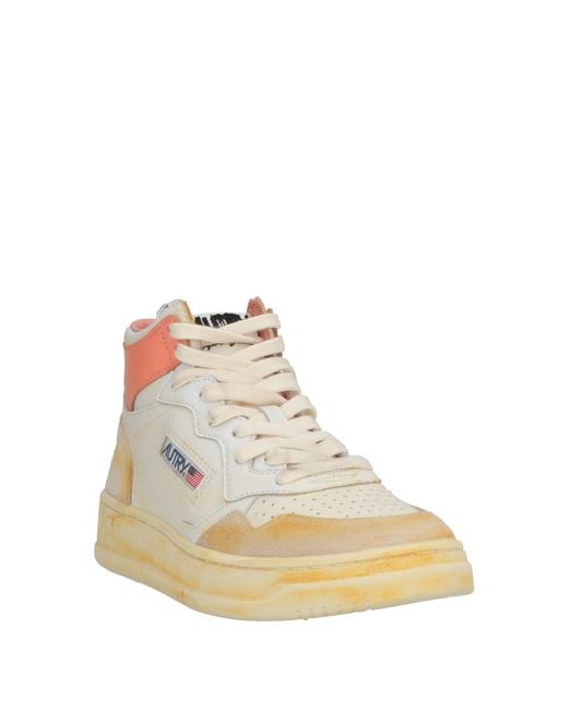Autry Pink Sneakers Leather