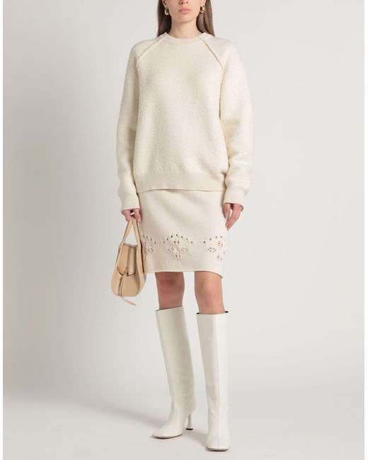 Chloé Natural Mini Skirt