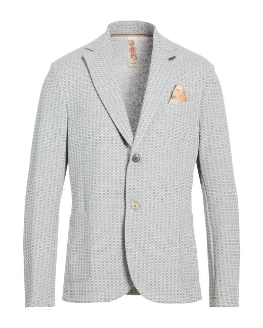 Bob Gray Blazer Cotton, Polyester, Viscose, Linen, Elastane for men