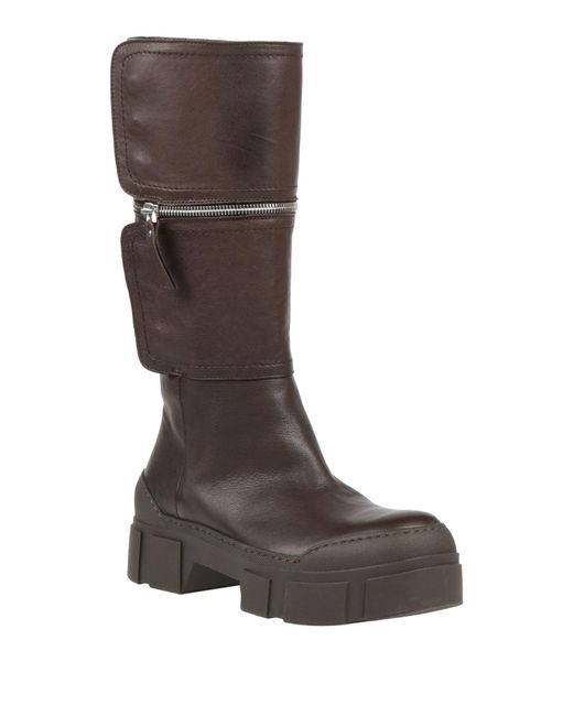 Vic Matié Brown Boot Leather