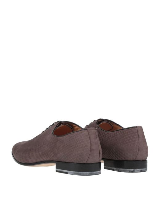 Zapatos de cordones Pollini de hombre de color Marrón - Lyst
