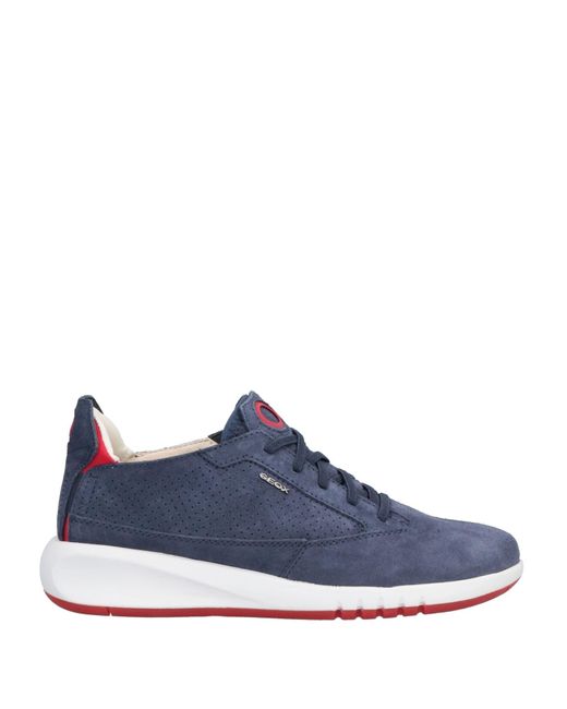 Geox Blue Sneakers Soft Leather