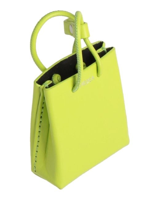 MEDEA Green Shoulder Bag Leather
