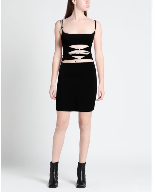 Mach & Mach Black Mini Dress